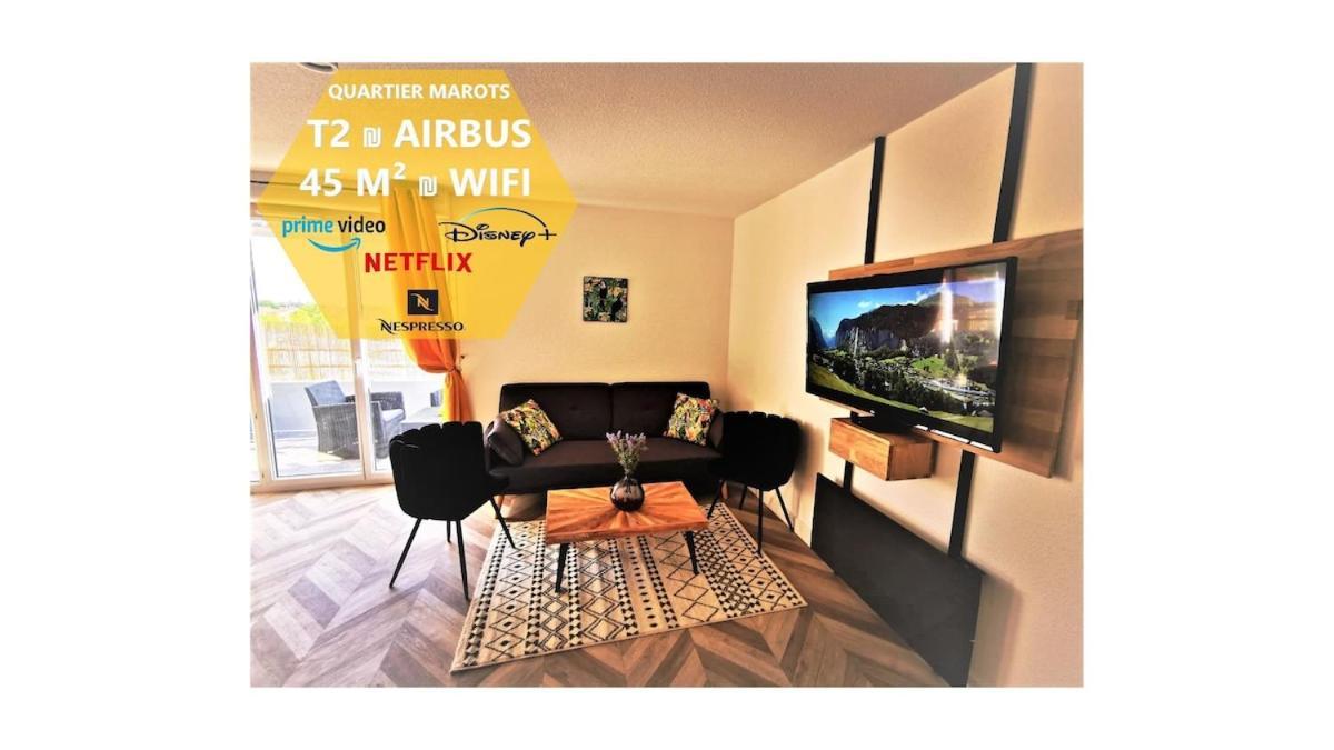 t2 COSY - COLOMIERS - RÉSIDENCE SECURISÉE - AIRBUS - PISCINE Exterior foto